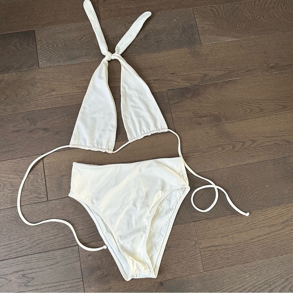 Tan Lines Two Piece Bathing Suit Size Small